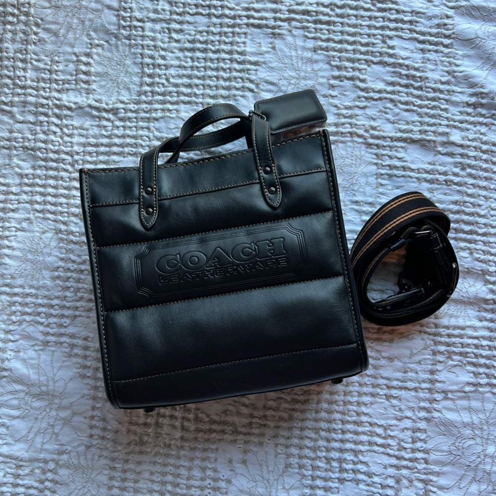 Coach quilted field tote 22